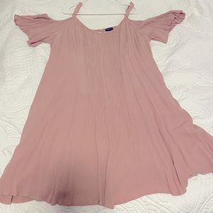 Torrid Women’s Plus Size Pink Cold Shoulder Dress